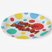 Assiettes En Carton Joyeux anniversaire (Angle)