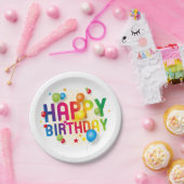 Assiettes En Carton Joyeux anniversaire (Fête)