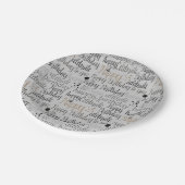 Assiettes En Carton Joyeux anniversaire (Angle)