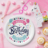 Assiettes En Carton Joyeux anniversaire (Fête)