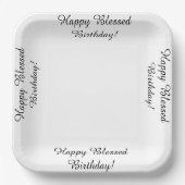 Assiettes En Carton Joyeux anniversaire ! (Recto)