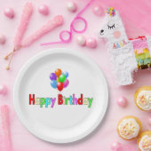 Assiettes En Carton Joyeux anniversaire (Fête)