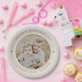 Assiettes En Carton Joyeux Anniversaire Avec Photo (Fête)