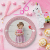 Assiettes En Carton Joyeux Anniversaire Avec Photo (Fête)