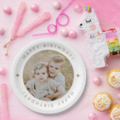 Assiettes En Carton Joyeux Anniversaire Avec Photo (Fête)