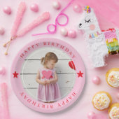 Assiettes En Carton Joyeux Anniversaire Avec Photo (Fête)