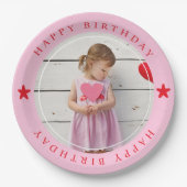 Assiettes En Carton Joyeux Anniversaire Avec Photo (Devant)