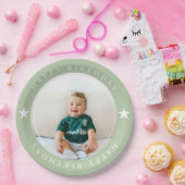 Assiettes En Carton Joyeux Anniversaire Avec Photo (Fête)