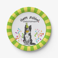Joyeux anniversaire avec votre partie de chien de