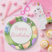 Assiettes En Carton Joyeux anniversaire ! Ballon (Fête)