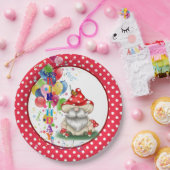 Assiettes En Carton Joyeux Anniversaire Champignons Gnome Plaque de pa (Fête)