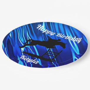 Assiettes En Carton Joyeux Anniversaire Chasseur Cheval Jumper Equestr