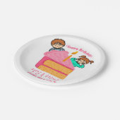 Assiettes En Carton Joyeux Anniversaire coréen Hangeul (Angle)