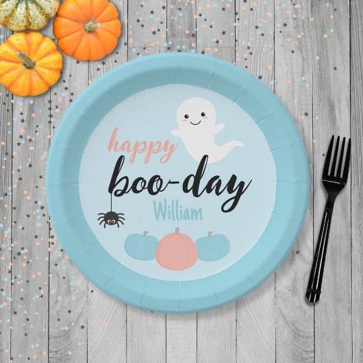Assiettes En Carton Joyeux anniversaire de Boo Day