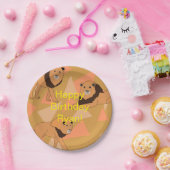 Assiettes En Carton Joyeux anniversaire des lions (Fête)