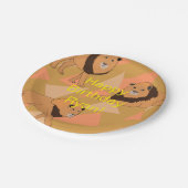 Assiettes En Carton Joyeux anniversaire des lions (Angle)