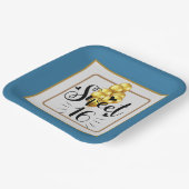 Assiettes En Carton Joyeux Anniversaire Doux 16 Plaques en papier (Angulaire)