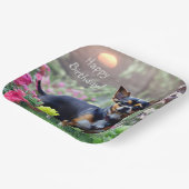 Assiettes En Carton Joyeux anniversaire du Chihuahua (Angulaire)