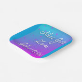 Assiettes En Carton Joyeux Anniversaire En Plaque De Papier Allemande (Angulaire)