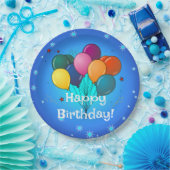 Assiettes En Carton Joyeux anniversaire...l'heure de la fête ! (Fête)