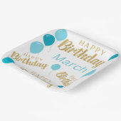 Assiettes En Carton Joyeux anniversaire Mars anniversaires Plaque de p (Angulaire)