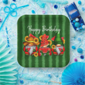 Assiettes En Carton Joyeux Anniversaire Pastèque (Fête)