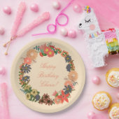 Assiettes En Carton Joyeux anniversaire ! Plaques de papier de couronn (Fête)