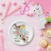 Assiettes En Carton Joyeux Anniversaire Plaques Papier Possum Gâteau (Fête)