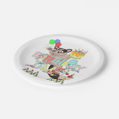 Assiettes En Carton Joyeux Anniversaire Plaques Papier Possum Gâteau (Angle)