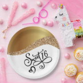 Assiettes En Carton Joyeux Anniversaire Sweet 16 (Fête)