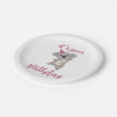 Assiettes En Carton Joyeux Anniversaire Vous Souhaite Koala de mignons (Angle)
