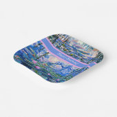 Assiettes En Carton Joyeux Anniversaire, Water Lilies, (Angulaire)