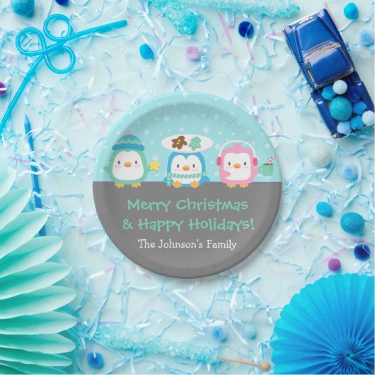 Assiettes En Carton Joyeux approvisionnements de fête de Noël de (Fête)