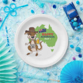 Assiettes En Carton Joyeux Australia Day Kangaroo Koala (Fête)