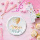Assiettes En Carton Joyeux ballon d'anniversaire (Fête)