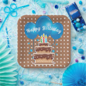 Assiettes En Carton Joyeux Ballons d'anniversaire (Fête)