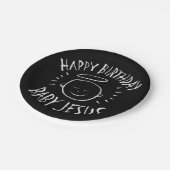 Assiettes En Carton Joyeux bébé Jésus - tableau de Noël (Angle)