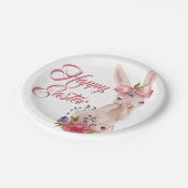 Assiettes En Carton Joyeux Brunch de Pâques (Angle)