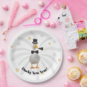 Assiettes En Carton Joyeux canard du Nouvel An (Fête)