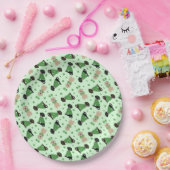 Assiettes En Carton Joyeux Chiens du Labrador Jour de la Saint Patrick (Fête)