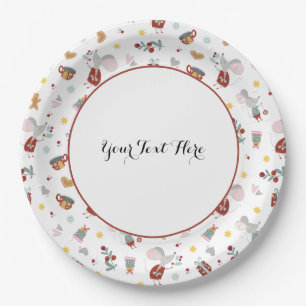 Assiettes En Carton Joyeux Christmoufle