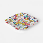Assiettes En Carton Joyeux Clowns de cirque d'anniversaire (Angulaire)