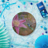 Assiettes En Carton Joyeux colibri d'anniversaire (Fête)