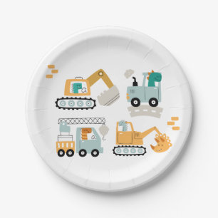 Assiettes En Carton Joyeux Dino Party Anniversaire de papier