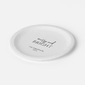 Assiettes En Carton Joyeux et Joyeux Noël (Angle)
