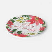 Assiettes En Carton Joyeux et lumineux script moderne (Angle)