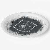 Assiettes En Carton Joyeux et neige brillante Noël ID591 (Angle)