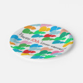 Assiettes En Carton Joyeux foie personnalisé (Angle)