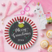 Assiettes En Carton Joyeux Grinchmas | Grinch Holiday Party (Fête)