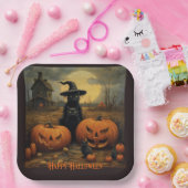 Assiettes En Carton Joyeux Halloween (Fête)